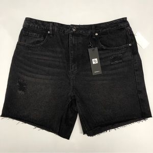 numero Tulum high rise shorts denim size 32 new